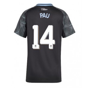 Aston Villa Pau Torres #14 Udebanetrøje Dame 2025-26 Kortærmet